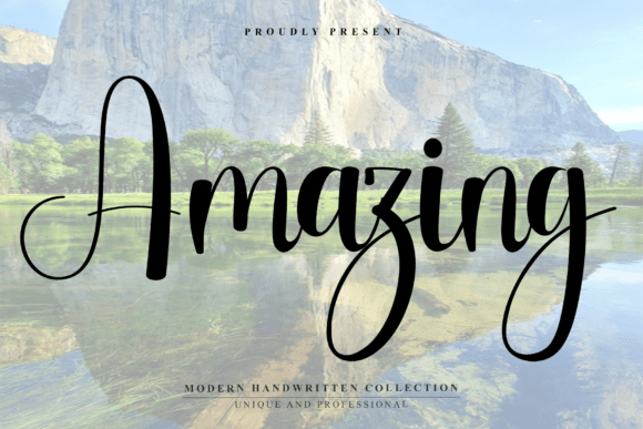 Amazing: A Sophisticated Script for Autumnal Design