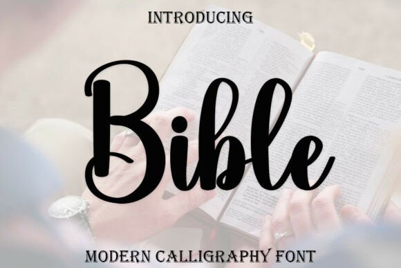 Bible Font: Elevating Your Design with Delicate Handwritten Elegance