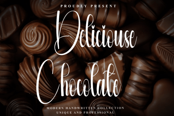 Deliciouse Chocolate: A Rhythmic Script for Autumnal Design