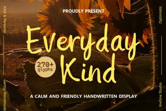 Everyday Kind: A Typeface for Tranquil Creativity