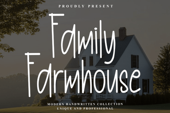Family Farmhouse: A Sophisticated Script for Autumn Branding
