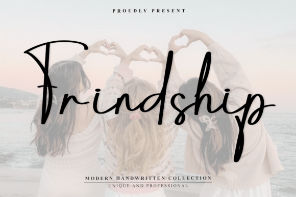 Frindship: The Modern Minimalist Typeface for Elegant Branding