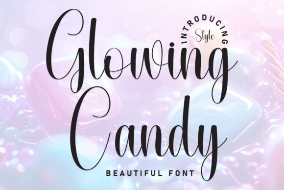 Glowing Candy: The Art of Whimsical Typography