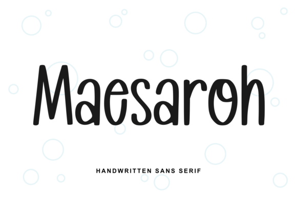 Maesaroh: The Handwritten Sans Serif for Modern Design