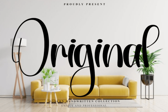 Original Font: A Stylish Handwritten Typeface for Authentic Branding