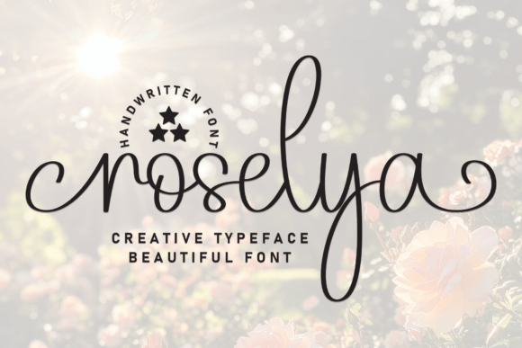 Roselya: A Handwritten Font for Elegant Design