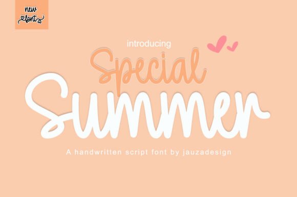 Special Summer: A Handwritten Font for Creative Projects