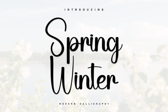 Spring Winter: A Sweet Handwritten Font for Cozy Design
