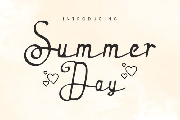 Summer Day: A Font for Bright, Breezy Designs