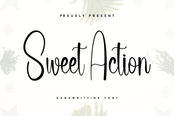 Sweet Action: The Handwritten Font for Heartfelt Design